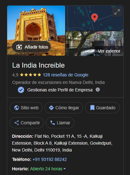 Opiniones de la agencia La India Increíble